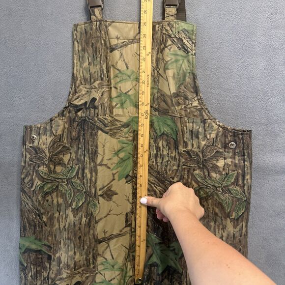 Stearns Dry Wear Camo Rain Bibs Overalls Mens XL Outdoors Hunting Camping *flaw - Picture 9 of 12